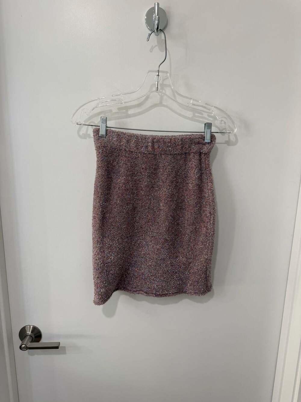 IRO Paris Multicolor Shimmer Knit Mini Skirt